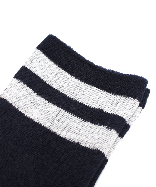 green label relaxing(グリーンレーベルリラクシング)の「GC ラインリブショートソックス ◆(ソックス/靴下・レディース・ブラック/ホワイト/ライトグレー・フリー)」の4枚目の写真