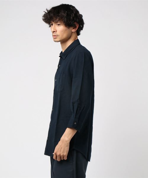 NANO universe(ナノユニバース)の「Herdman Linenシャツ 7S(シャツ/ブラウス・メンズ・ホワイト/ベージュ/ネイビー・SMALL/MEDIUM/LARGE)」の5枚目の写真