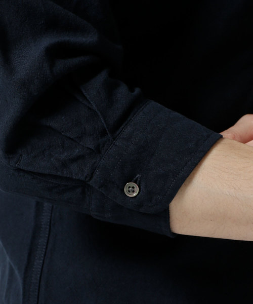 NANO universe(ナノユニバース)の「Herdman Linenシャツ 7S(シャツ/ブラウス・メンズ・ホワイト/ベージュ/ネイビー・SMALL/MEDIUM/LARGE)」の9枚目の写真