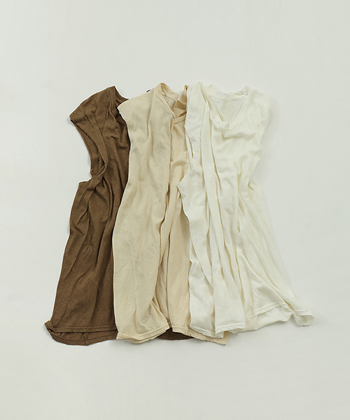 TODAYFUL(トゥデイフル)の「カットオフルーズタンクトップ(タンクトップ・レディース・オフホワイト/クリーム/モカ・FREE)」の13枚目の写真