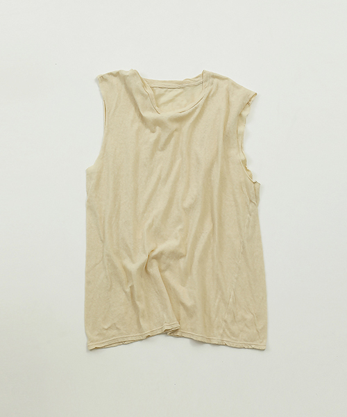 TODAYFUL(トゥデイフル)の「カットオフルーズタンクトップ(タンクトップ・レディース・オフホワイト/クリーム/モカ・FREE)」の19枚目の写真