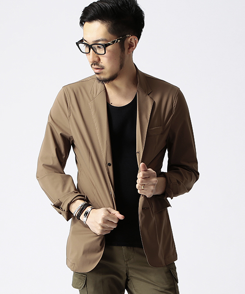 BEAMS（ビームス）の「○BEAMS / ストレッチナイロン 3釦 JACKET 