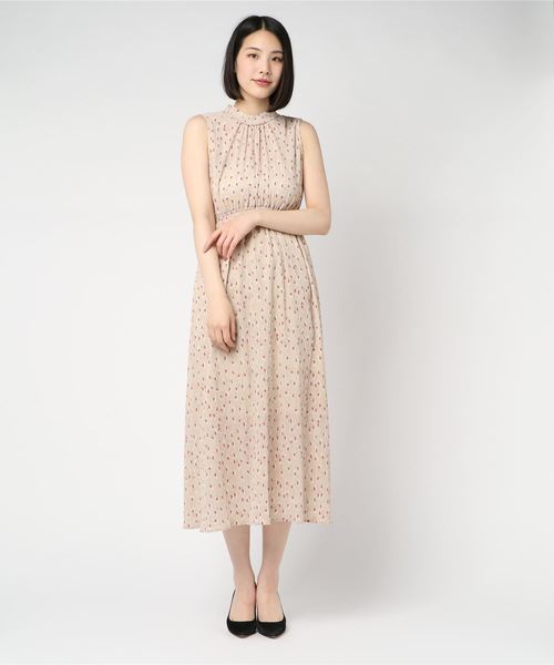 Archives アルシーヴ の フラワープリーツノースリワンピース ワンピース Wear