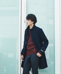 【店舗展開限定/軽量】LeTinteWoolスタンドカラーコート