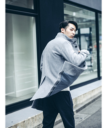 【店舗展開限定/軽量】LeTinteWoolスタンドカラーコート
