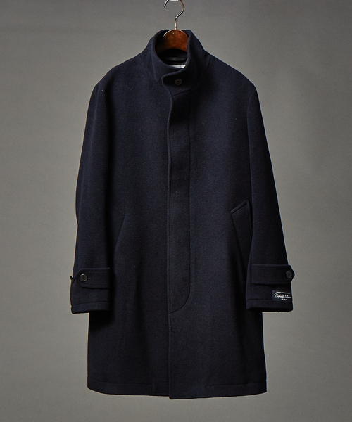 ABAHOUSE GRAY(アバハウスグレイ)の「【店舗展開限定/軽量】LeTinteWoolスタンドカラーコート(ステンカラーコート・メンズ・キャメル/グレー/ネイビー/ブラック・46/48/50/52)」の9枚目の写真