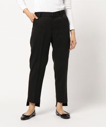 先染めグレンチェック T/R/Puツイルセンタープレスパンツ