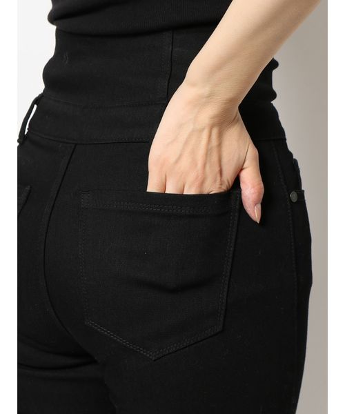 EMODA（エモダ）の「【ELDER】SYMハイウエストパギンス（デニムパンツ・レディース・ブラック/インディゴブルー/ブルー・SMALL/MEDIUM/X-SMALL）」の17枚目の写真