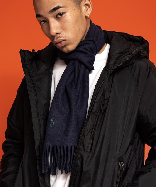 POLO Ralph Lauren/ポロラルフローレン RECYCLED WOOL MUFFLER ウール