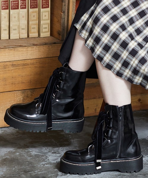 Honey Salon ハニーサロン の ハニーワークブーツ ブーツ Wear Honey Salon ハニーサロン の ハニーワークブーツ ブーツ Wear