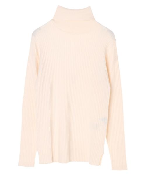 AMERICAN HOLIC（アメリカンホリック）の「10col.もちもちリブタートルネックプルオーバー＊（ニット/セーター・レディース・ブラック/マスタード/アイボリー/ベージュ/その他7/グレー系その他2/ブラック系その他4/ブラウン/レッド・L/M）」の11枚目の写真