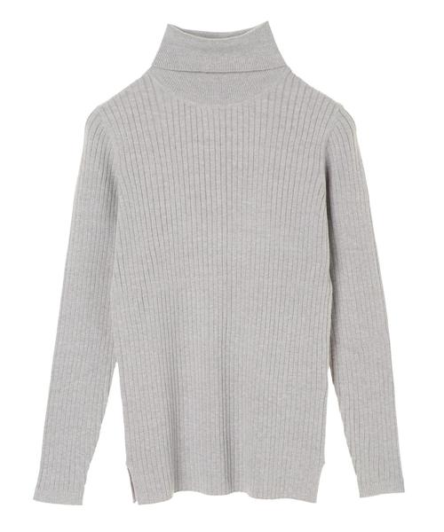 AMERICAN HOLIC（アメリカンホリック）の「10col.もちもちリブタートルネックプルオーバー＊（ニット/セーター・レディース・ブラック/マスタード/アイボリー/ベージュ/その他7/グレー系その他2/ブラック系その他4/ブラウン/レッド・L/M）」の19枚目の写真