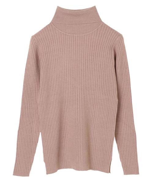 AMERICAN HOLIC（アメリカンホリック）の「10col.もちもちリブタートルネックプルオーバー＊（ニット/セーター・レディース・ブラック/マスタード/アイボリー/ベージュ/その他7/グレー系その他2/ブラック系その他4/ブラウン/レッド・L/M）」の15枚目の写真