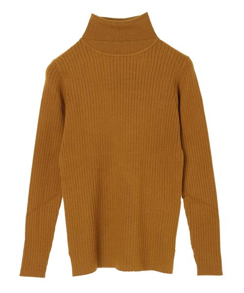 AMERICAN HOLIC（アメリカンホリック）の「10col.もちもちリブタートルネックプルオーバー＊（ニット/セーター・レディース・ブラック/マスタード/アイボリー/ベージュ/その他7/グレー系その他2/ブラック系その他4/ブラウン/レッド・L/M）」の13枚目の写真