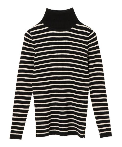 AMERICAN HOLIC（アメリカンホリック）の「10col.もちもちリブタートルネックプルオーバー＊（ニット/セーター・レディース・ブラック/マスタード/アイボリー/ベージュ/その他7/グレー系その他2/ブラック系その他4/ブラウン/レッド・L/M）」の20枚目の写真