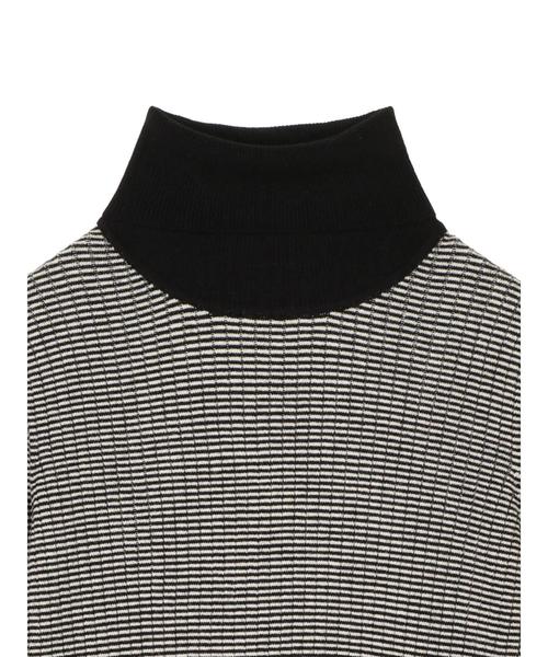 AMERICAN HOLIC（アメリカンホリック）の「10col.もちもちリブタートルネックプルオーバー＊（ニット/セーター・レディース・ブラック/マスタード/アイボリー/ベージュ/その他7/グレー系その他2/ブラック系その他4/ブラウン/レッド・L/M）」の22枚目の写真