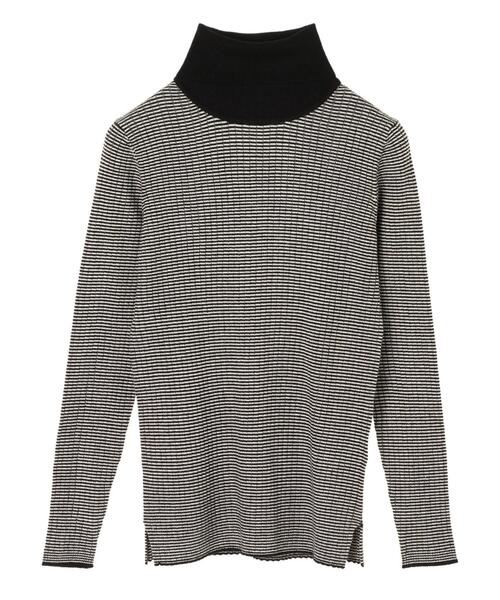 AMERICAN HOLIC（アメリカンホリック）の「10col.もちもちリブタートルネックプルオーバー＊（ニット/セーター・レディース・ブラック/マスタード/アイボリー/ベージュ/その他7/グレー系その他2/ブラック系その他4/ブラウン/レッド・L/M）」の9枚目の写真