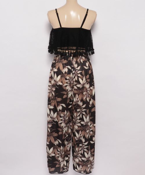 Dita（ディータ）の「【3点セット】リゾートパンツ付きフリンジトップスビキニセット【RT】（水着・レディース・ブラック/ホワイト・M/L/XL）」の11枚目の写真