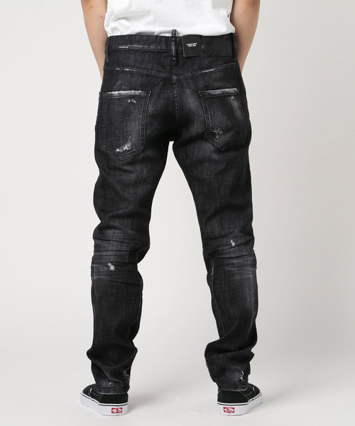 DSQUARED2(ディースクエアード)の「Pants 5 Pockets /Black Worked Wash /Classic Kenny Jean /0192(デニムパンツ・メンズ・ブラック・48/50/42/44/52)」の3枚目の写真