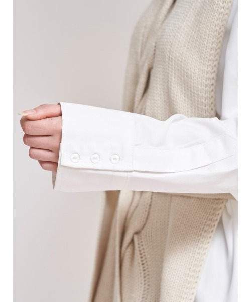 Darich（ダーリッチ） シフォンコンビタートルニット Darich（ダーリッチ）の「シフォンコンビタートルニット（ニット