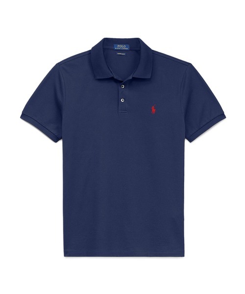 カスタム スリム フィット ストレッチ ポロシャツ(ポロシャツ)|POLO カスタム スリム フィット ストレッチ ポロシャツ(ポロシャツ)|POLO