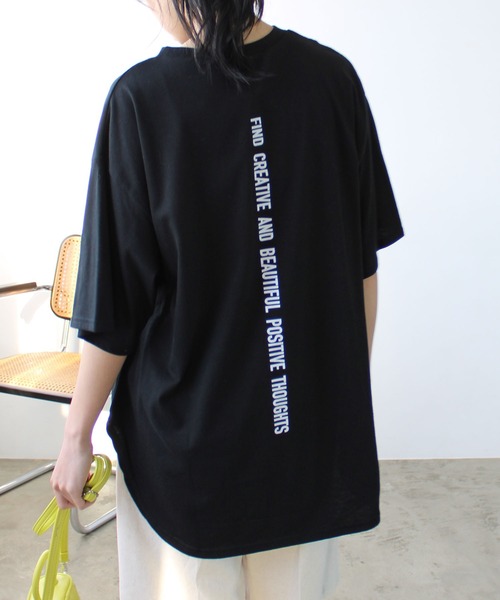 セール】オーバーサイズロゴプリントTシャツ（Tシャツ