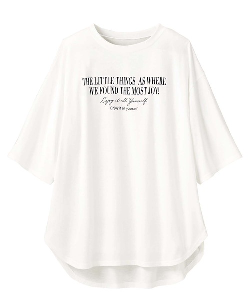 セール】オーバーサイズロゴプリントTシャツ（Tシャツ