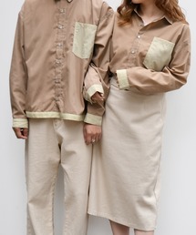 PairPair | ステッチ配色シャツ(男女兼用)(シャツ/ブラウス)