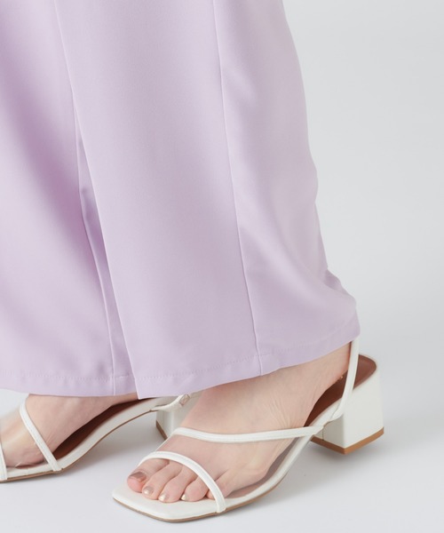 mystic(ミスティック)の「ベルト付きタックストレートパンツ(その他パンツ・レディース・ブラック/パープル/グリーン・1/2)」の12枚目の写真