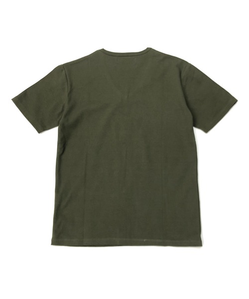 ADMIX/ATELIER SAB MEN（アドミックスアトリエサブメン）の「ストレッチ スパン フライス ／ Vネック スタイリッシュ Tシャツ（半袖）（Tシャツ/カットソー・メンズ・チャコールグレー/ホワイト/ブラック/ブラウン/ライトグレー/カーキ/ネイビー・48/52/50）」の13枚目の写真