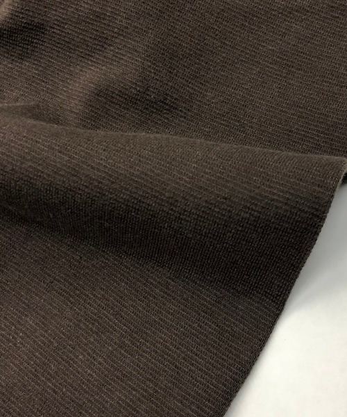 ADMIX/ATELIER SAB MEN（アドミックスアトリエサブメン）の「ストレッチ スパン フライス ／ Vネック スタイリッシュ Tシャツ（半袖）（Tシャツ/カットソー・メンズ・チャコールグレー/ホワイト/ブラック/ブラウン/ライトグレー/カーキ/ネイビー・48/52/50）」の12枚目の写真