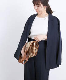 ADAM ET ROPE' | テンセルフルイドジャケット(テーラードジャケット)