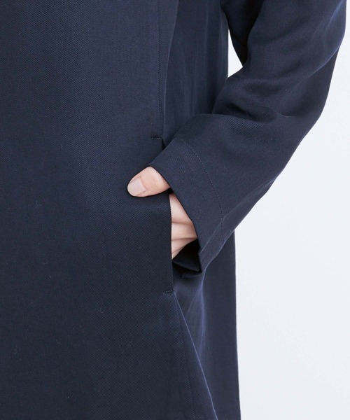 ADAM ET ROPE'(アダムエロペ)の「テンセルフルイドジャケット(テーラードジャケット・レディース・ネイビー・FREE)」の8枚目の写真