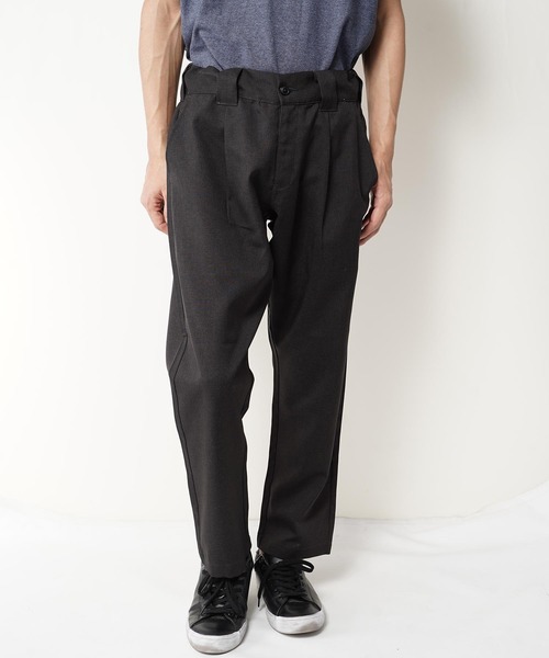 おしゃれスタ（オシャレスタ）の「ポリエステルトロワイドシルエットパンツ(IR) レディース メンズ（その他パンツ・メンズ・ブラック/ベージュ/グレー/カーキ・M/L/XL）」の17枚目の写真