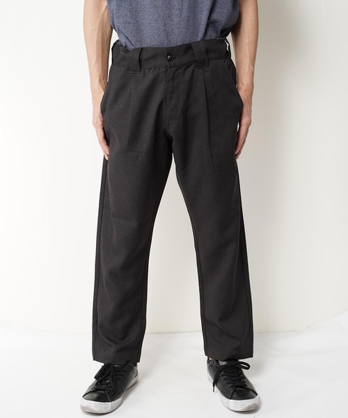 おしゃれスタ（オシャレスタ）の「ポリエステルトロワイドシルエットパンツ(IR) レディース メンズ（その他パンツ・メンズ・ブラック/ベージュ/グレー/カーキ・M/L/XL）」の16枚目の写真