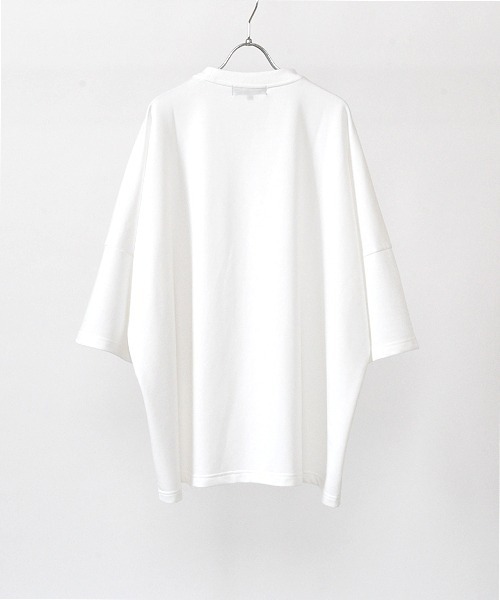 UP START(アップスタート)の「ドロップショルダースーパービッグTee(Tシャツ/カットソー・メンズ・パープル系その他/スモークピンク/ライトベージュ/ブラック/サックスブルー/オフホワイト・FREE)」の11枚目の写真