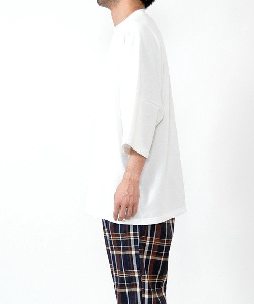 UP START(アップスタート)の「ドロップショルダースーパービッグTee(Tシャツ/カットソー・メンズ・パープル系その他/スモークピンク/ライトベージュ/ブラック/サックスブルー/オフホワイト・FREE)」の15枚目の写真
