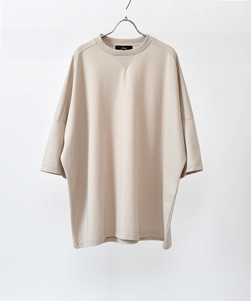 UP START(アップスタート)の「ドロップショルダースーパービッグTee(Tシャツ/カットソー・メンズ・パープル系その他/スモークピンク/ライトベージュ/ブラック/サックスブルー/オフホワイト・FREE)」の22枚目の写真