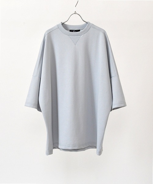 UP START(アップスタート)の「ドロップショルダースーパービッグTee(Tシャツ/カットソー・メンズ・パープル系その他/スモークピンク/ライトベージュ/ブラック/サックスブルー/オフホワイト・FREE)」の21枚目の写真