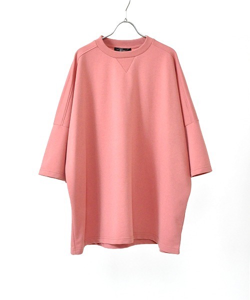UP START(アップスタート)の「ドロップショルダースーパービッグTee(Tシャツ/カットソー・メンズ・パープル系その他/スモークピンク/ライトベージュ/ブラック/サックスブルー/オフホワイト・FREE)」の19枚目の写真