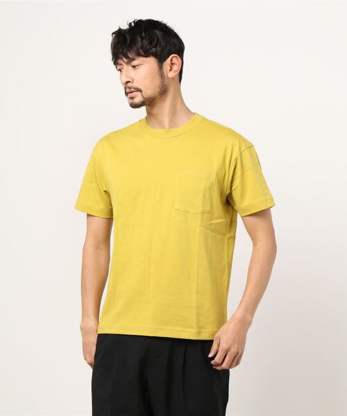 BANANA REPUBLIC FACTORY STORE（バナナリパブリック ファクトリーストア）の「BANANA REPUBLIC FACTORY STORE　　日本限定 ボクシー半袖Tシャツ（Tシャツ/カットソー・メンズ・ベージュ/マスタード/ブラウン/カモフラージュ/ダークブラウン/ピンク/イエロー/その他/ベージュ系その他/ブラウン系その他/ライラック/ベージュ系その他2/ピンク系その他/その他2/グリーン/オレンジ/その他1/ブラック/ネイビー/グレー/ホワイト・L/S/M/XL）」の13枚目の写真