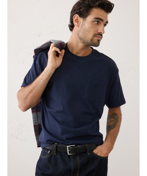 【こうすけ】 BANANA REPUBLIC セール】BANANA REPUBLIC FACTORY STORE 日本限定 ボクシー半袖Tシャツ