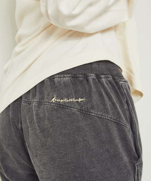 KANGOL EXTRA COMFORT（カンゴールエクストラコンフォート）の「【KANGOL EXTRA COMFORT(カンゴール　エクストラ　コンフォート)】後ろロゴ刺繍入りクロプドパンツ（その他パンツ・レディース・サックスブルー/ブラック/インディゴブルー・LL/L/M）」の15枚目の写真