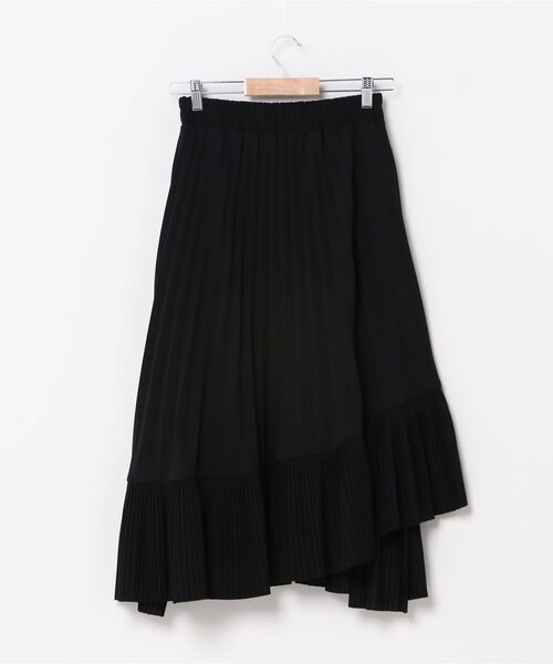 NARACAMICIE（ナラカミーチェ）の「MIXプリーツスカート（スカート・レディース・ブラック・MEDIUM/LARGE）」の2枚目の写真