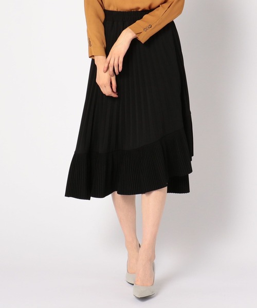NARACAMICIE（ナラカミーチェ）の「MIXプリーツスカート（スカート・レディース・ブラック・MEDIUM/LARGE）」の17枚目の写真