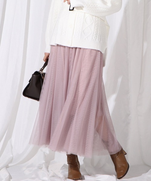Queens Court クイーンズコート の Web別注 チュールスカート スカート Wear