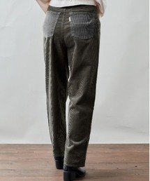 コーデュロイ　ハイウエストカーブパンツ