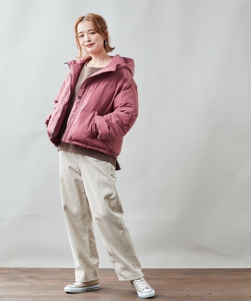 cepo（セポ）の「コーデュロイ　ハイウエストカーブパンツ（その他パンツ・レディース・カーキ/オフホワイト/ブルー・S/M）」の8枚目の写真