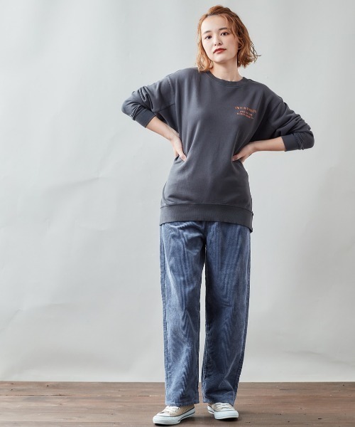 cepo（セポ）の「コーデュロイ　ハイウエストカーブパンツ（その他パンツ・レディース・カーキ/オフホワイト/ブルー・S/M）」の14枚目の写真