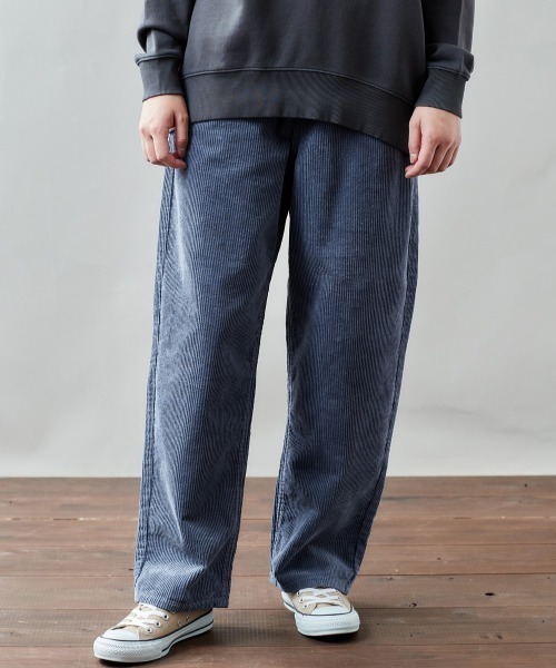 cepo（セポ）の「コーデュロイ　ハイウエストカーブパンツ（その他パンツ・レディース・カーキ/オフホワイト/ブルー・S/M）」の12枚目の写真